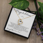 Graduation Gift for Her / Forever Love Necklace / Personalized Message Card