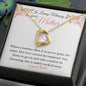 In Loving Memory / Mom / Forever Love Necklace