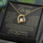 To My Beautiful Wife / Gift from Husband / Forever Love Necklace