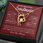 To My Beautiful Soulmate / Forever Love Heart / Personalized Message Card