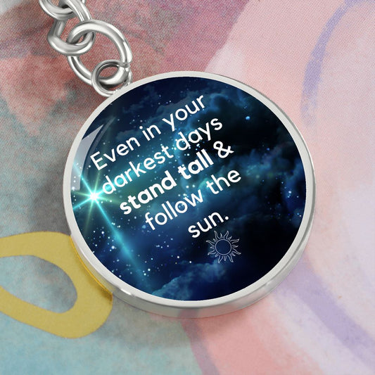 Inspirational / Circle Keychain