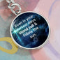 Inspirational / Circle Keychain