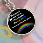 PRIDE / Be Stronger / Graphic Circle Keychain