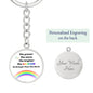 PRIDE / Be Stronger / Graphic Circle Keychain