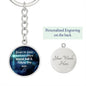 Inspirational / Circle Keychain