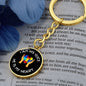 Autism / Circle Keychain