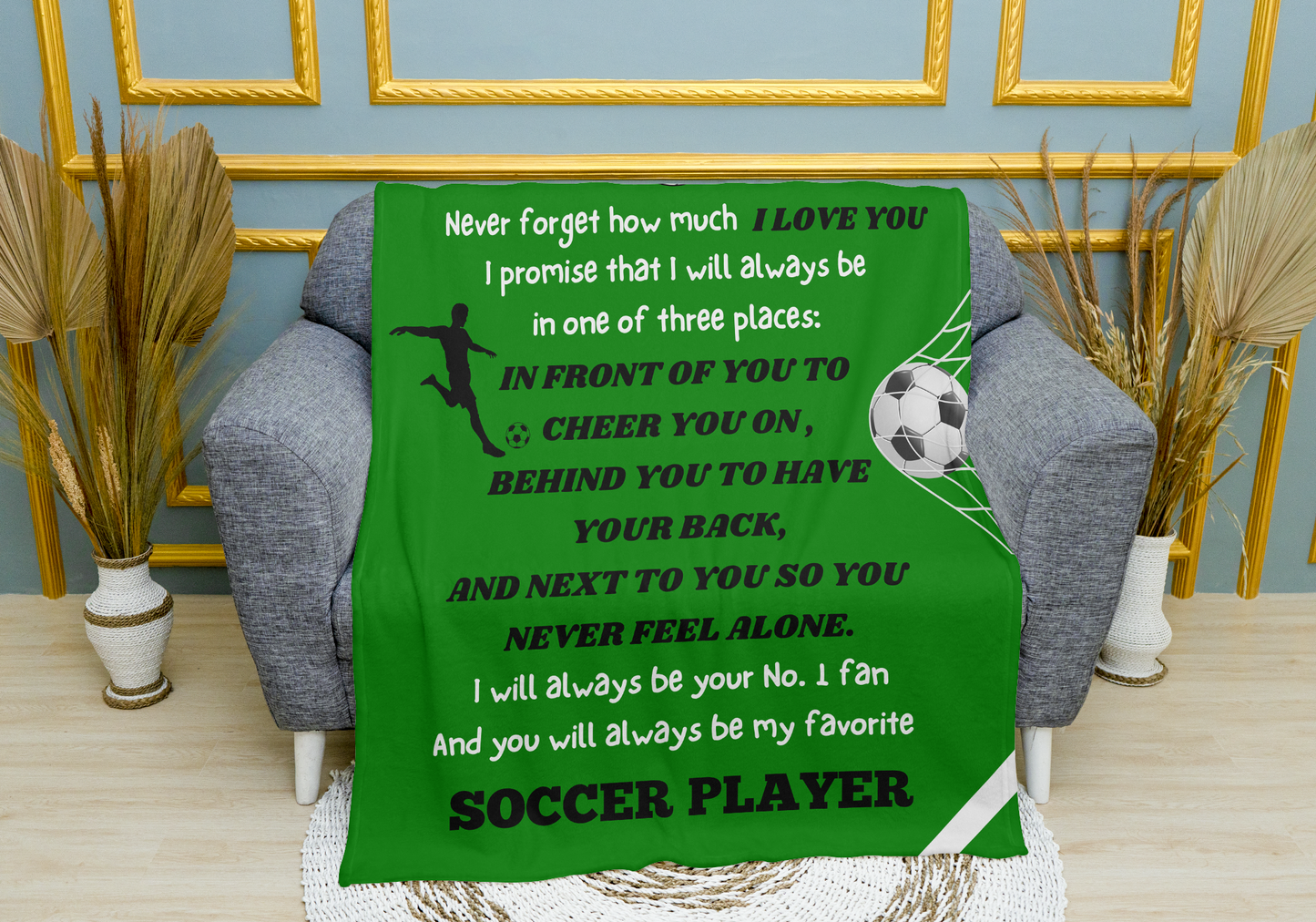 Son Soccer Blanket