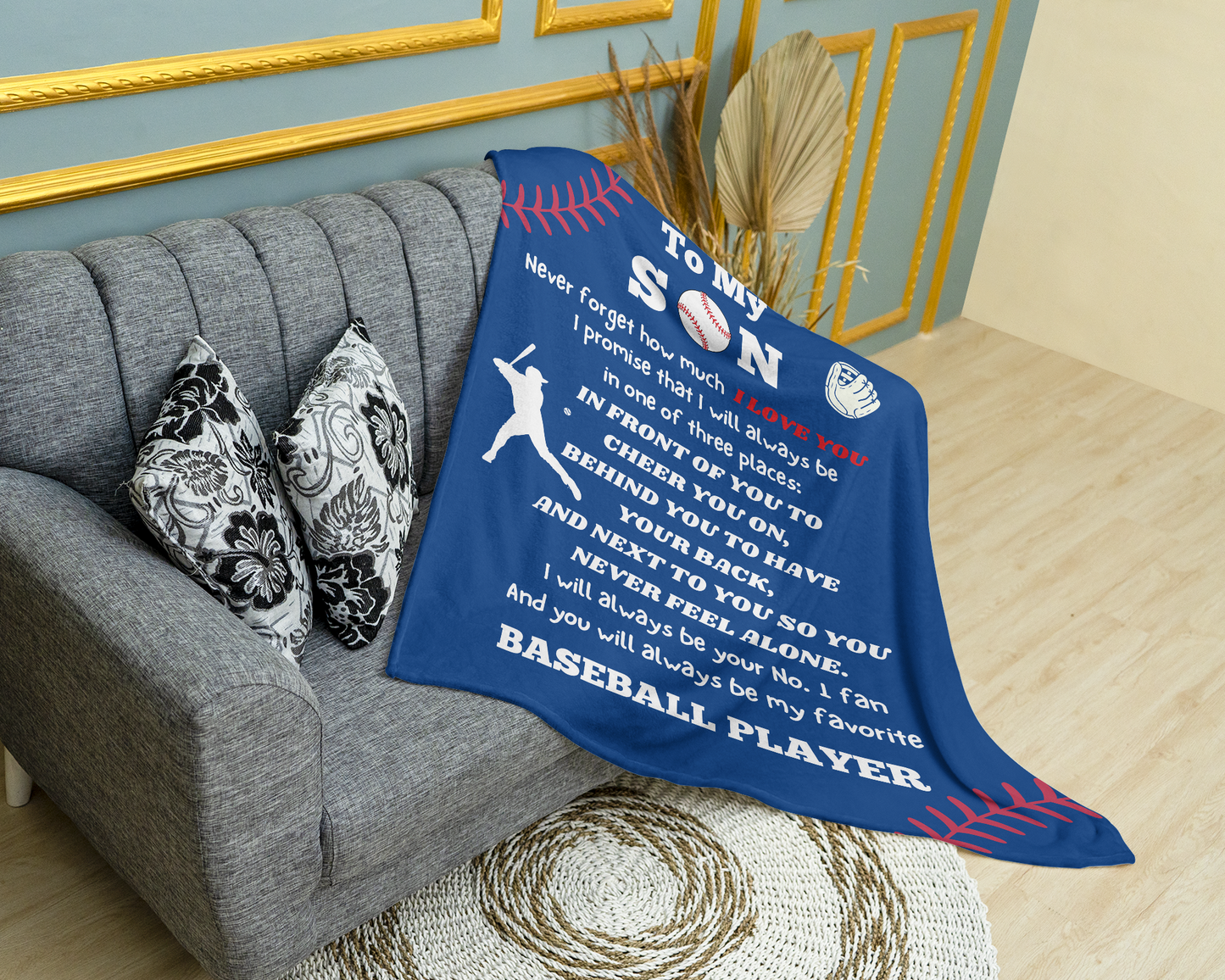 Son Baseball Blanket