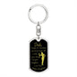 Dad / From Badass Daughter / Keychain