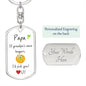 Papa / I'd pick you / Keychain