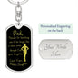 Dad / Badass Daughter / Keychain