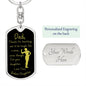 Dad / From Badass Daughter / Keychain