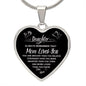 To My Daughter / Mom Loves You / Luxury Heart Necklace