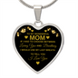 Mom / Heart Pendant Necklace