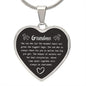 Grandma / Heart Necklace