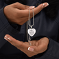 To My Daughter / Mom Loves You / Heart Luxury Necklace