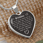 Grandma / Heart Necklace