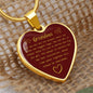Grandma / Heart Necklace