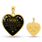 Mom / Heart Pendant Necklace