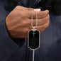 Joshua 1:9 / Dog Tag Necklace