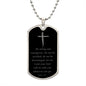 Joshua 1:9 / Dog Tag Necklace
