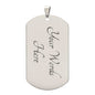 Dad / From Badass Daughter / Dog Tag Necklace