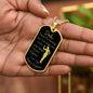 Dad / From Badass Daughter / Dog Tag Necklace