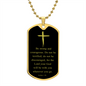Joshua 1:9 / Dog Tag Necklace