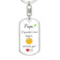 Papa / we'd pick you / Keychain