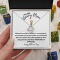 Mother's Day / Weary Mom / Love Knot Necklace