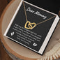 Dear (New) Mommy / Interlocking Hearts Necklace
