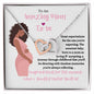 Mom to Be / Interlocking Heart Necklace