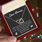 Dear (New) Mommy / Interlocking Hearts Necklace