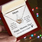 Dog Mom / Mother's Day / Interlocking Heart Necklace