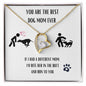 Best Dog Mom / Forever Heart Necklace