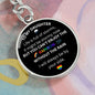 To My Daughter / PRIDE / Keychain