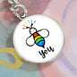 Bee You / PRIDE / Keychain