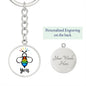 Bee You / PRIDE / Keychain