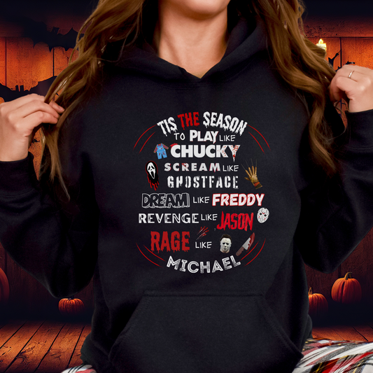 Tis the Season Halloween Pullover Hoodie