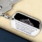 To My Badass Daughter Keychain / Personalized Engraving Option