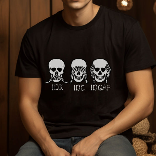 Three Skeletons Unisex Short-Sleeve T-Shirt