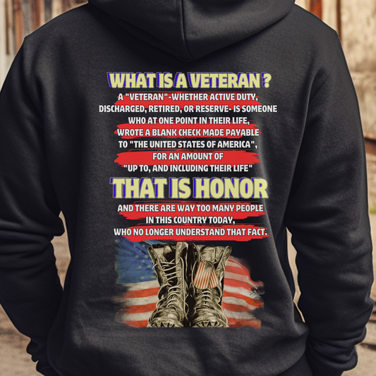 What is a Veteran? Pullover Hoodie