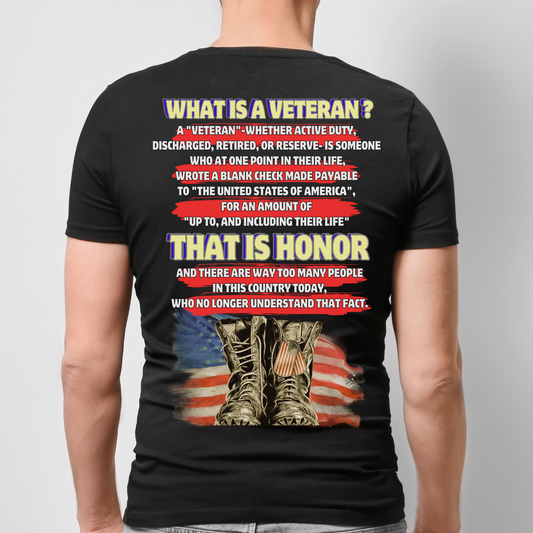 What is a Veteran?  Short-Sleeve T-Shirt