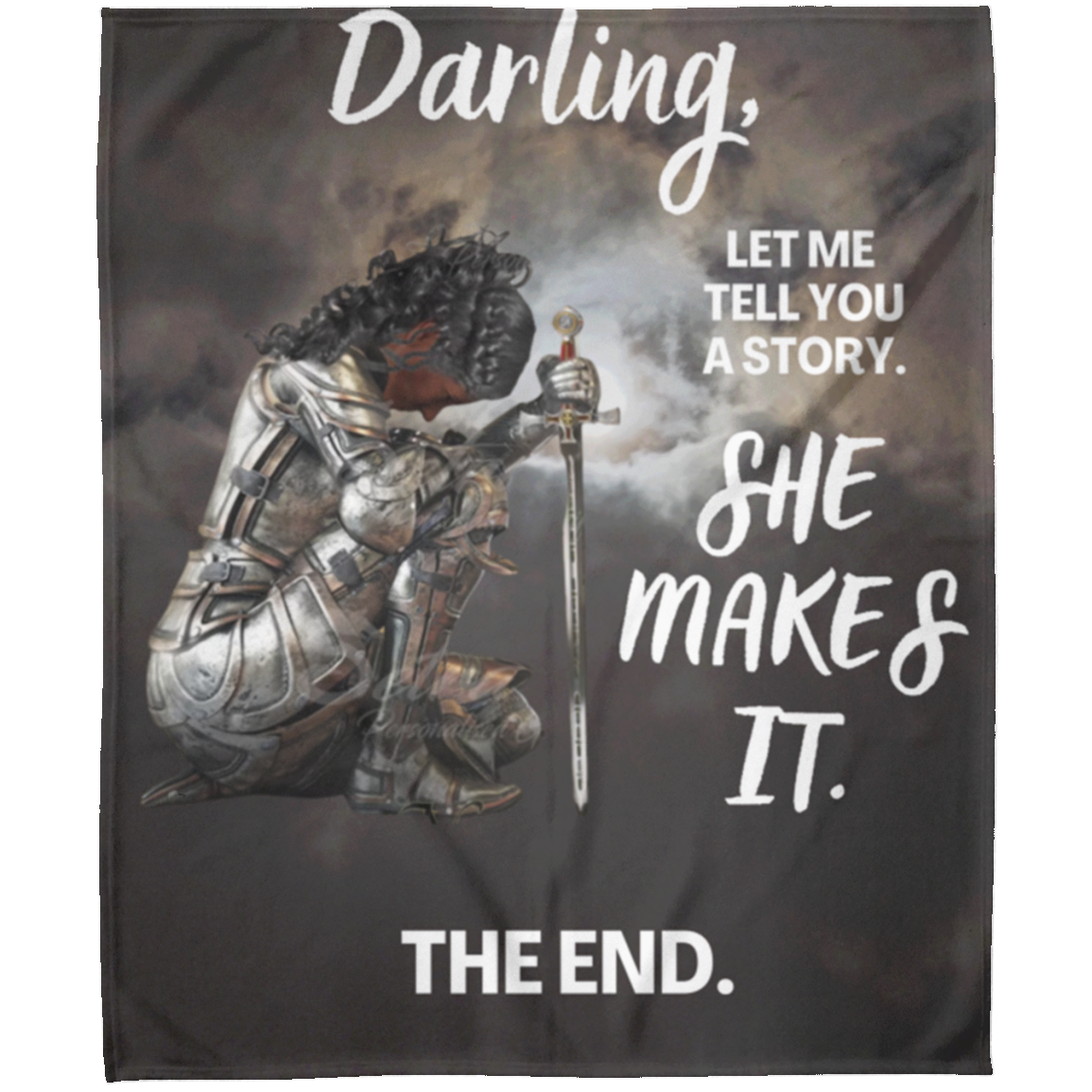 Darling "She Makes It"  Arctic Fleece Blanket 50x60