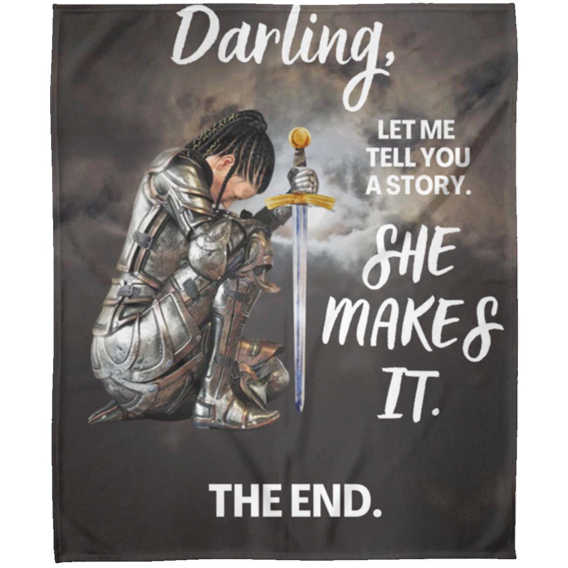 Darling "She Makes It"  Arctic Fleece Blanket 50x60