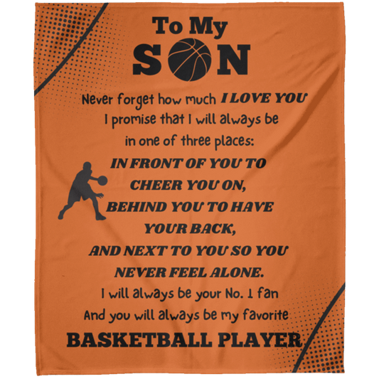 Son Basketball Blanket