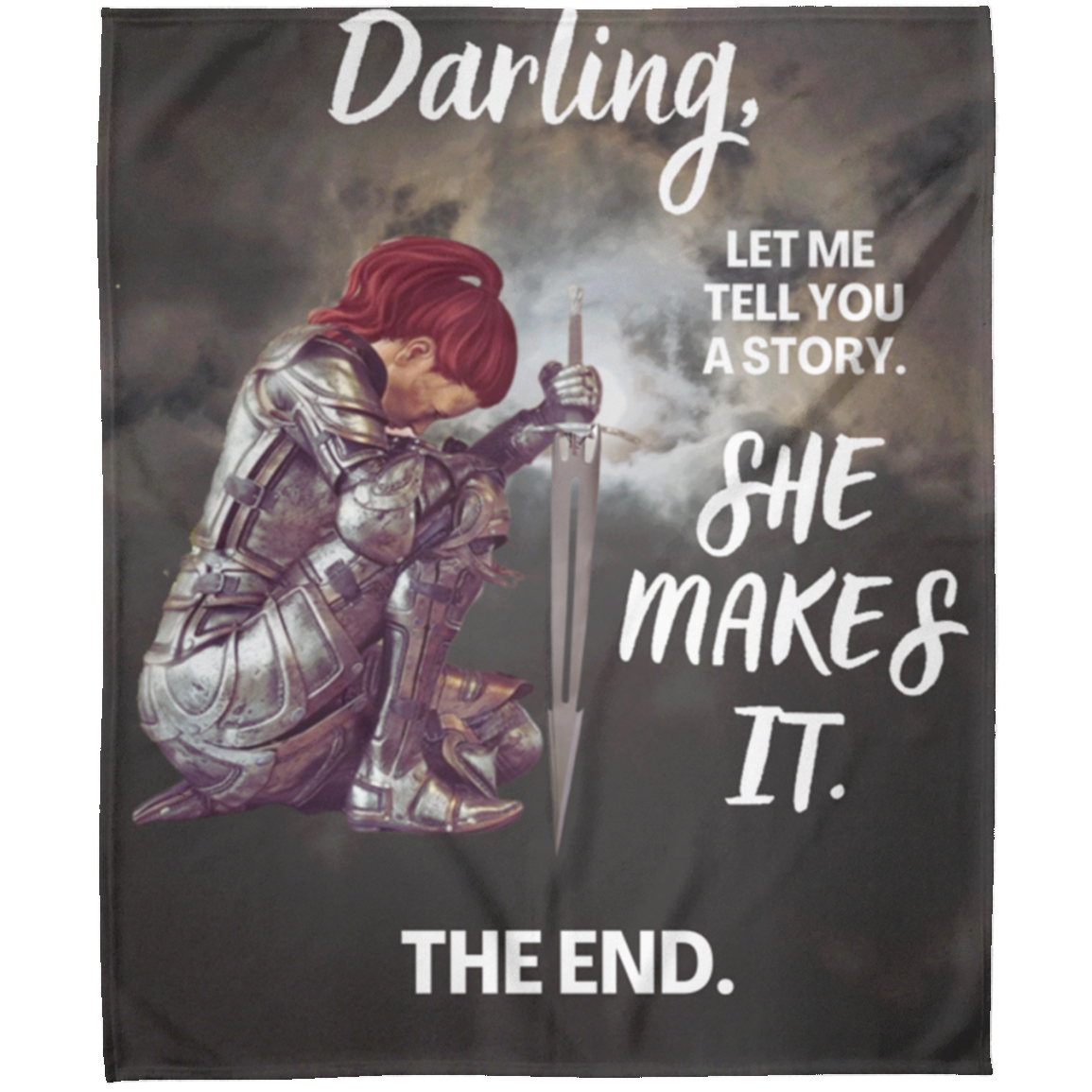 Darling "She Makes It" Arctic Fleece Blanket 50x60