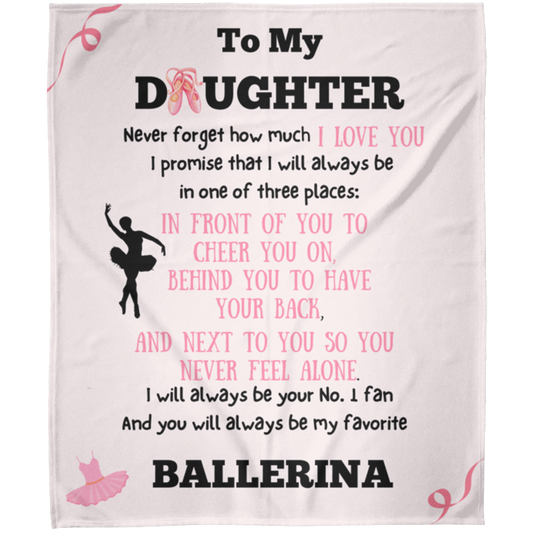 Daughter Ballerina Blanket