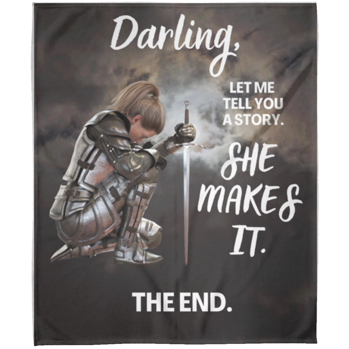 Darling "She Makes It" Arctic Fleece Blanket 50x60