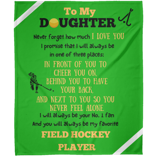 Daughter Field Hockey Blanket